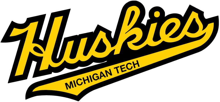 Michigan Tech Huskies 1993-Pres Wordmark Logo iron on paper